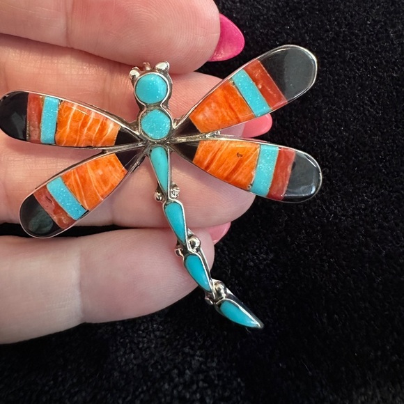 Dragonfly Pin & Brooch by Chaco Canyon - Picture 8 of 9